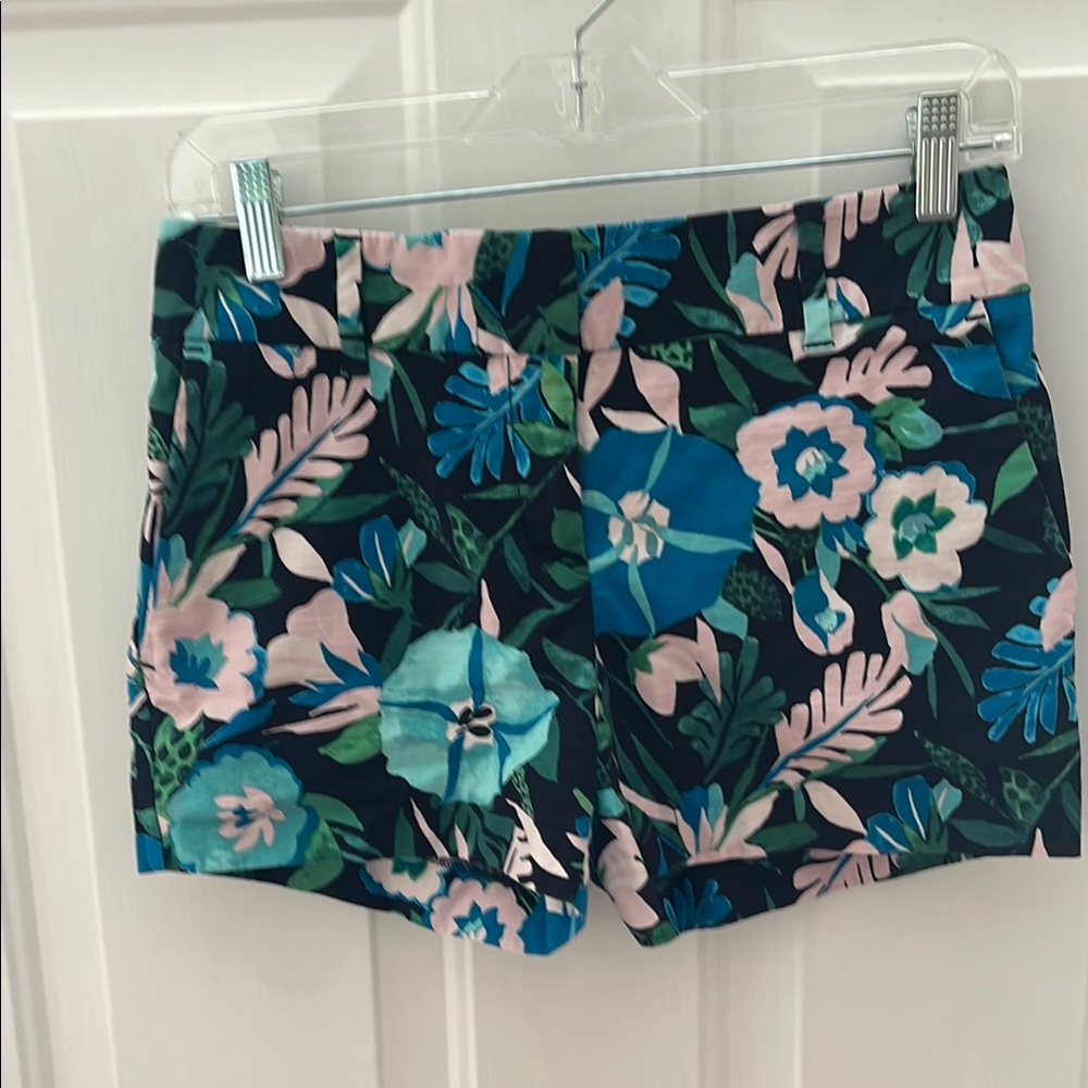 Floral Print Women's Lift Shorts Pink